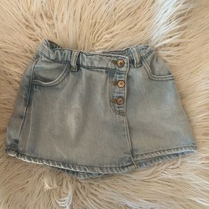 Zara girls Jean skort size 2-3yr